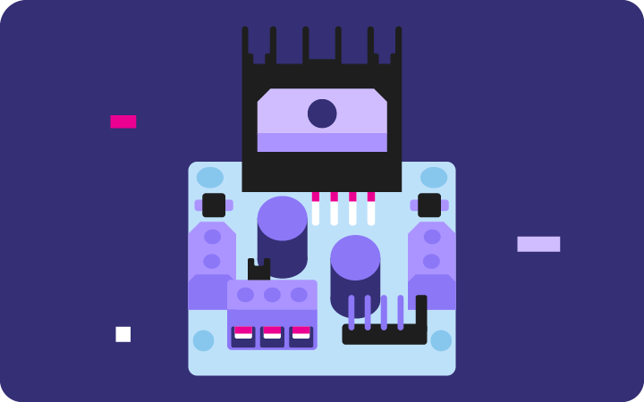 L298N Puente H Modulo 12V 2A 2CH